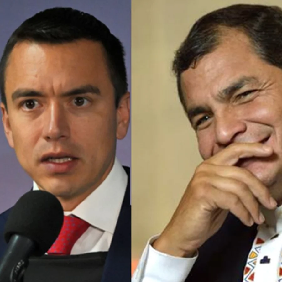 Expresidente Rafael Correa critica duramente a Daniel Noboa por crisis energética y acusa incumplimiento de promesas electorales